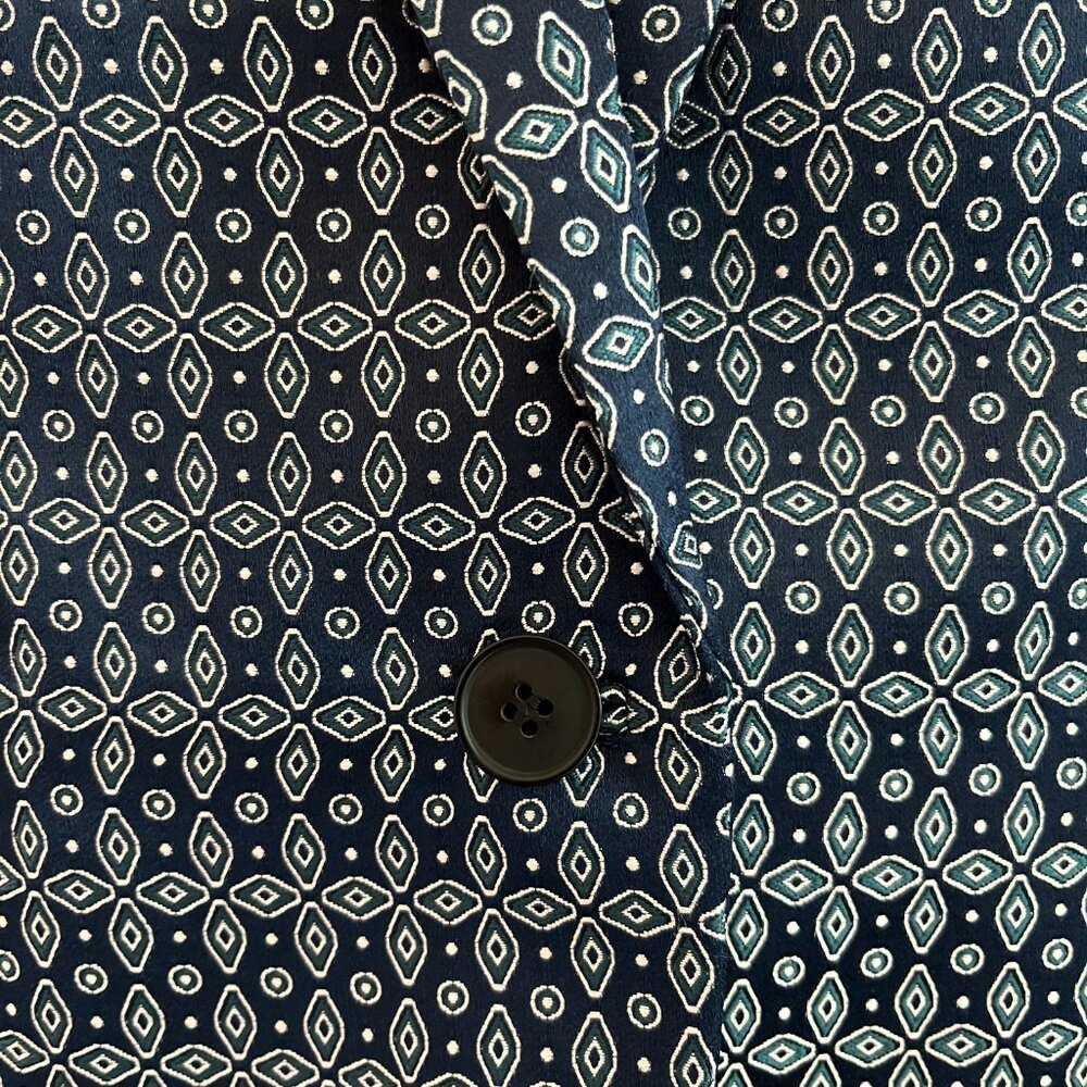 NWT Anne Klein Jacquard Print Blazer - Picture 4 of 9